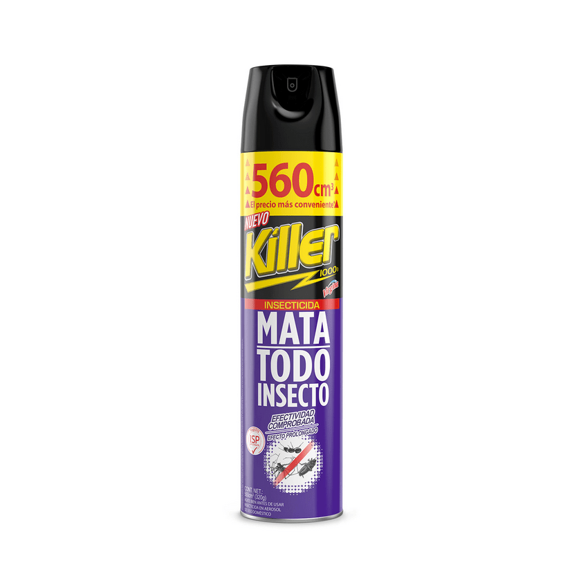 INSECTICIDA AEROSOL TODO INSECTO 560 cc - KILLER 1000