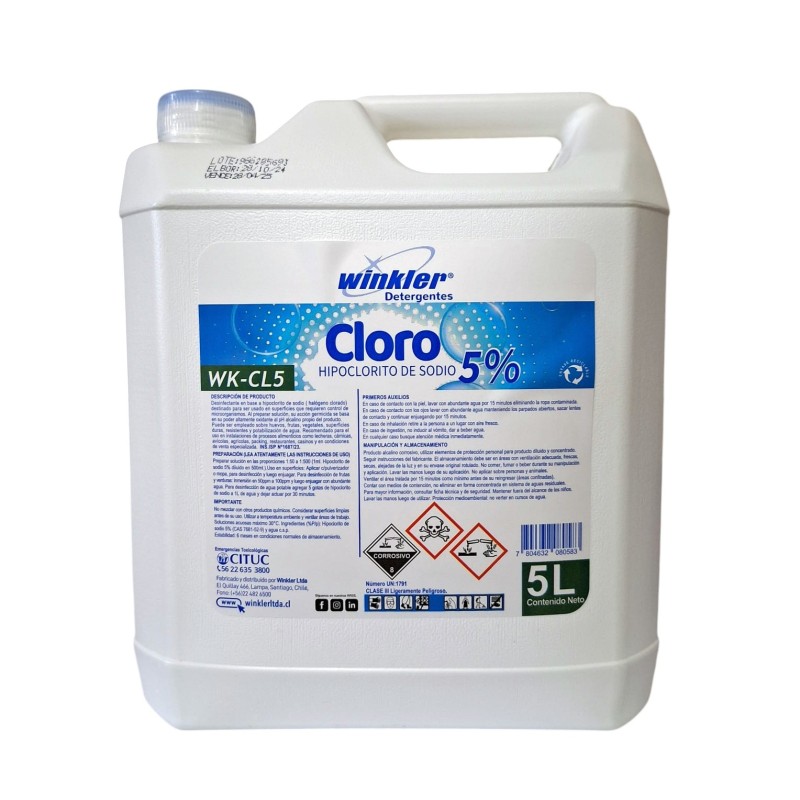 CLORO TRADICIONAL 5% 5L