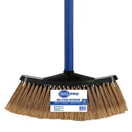 ESCOBILLON USO INTERIOR FIBRA MEDIA MANGO METALICO 32 cm UD [1101706]