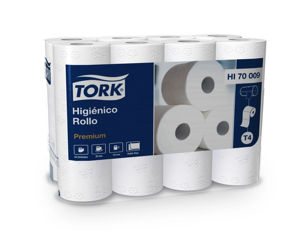 HIGIENICO PREMIUM ROLLO D/H 48 Rollos (2x24) x 20 m - TORK HI70009