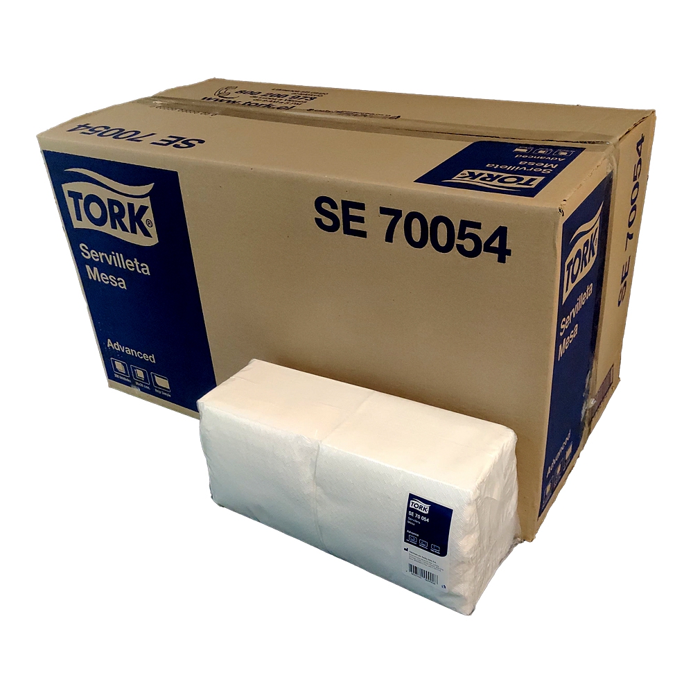 SERVILLETA  ADVANCED MESA ACOLCHADA 12 paq. x 200 unid 30x30CM SE70054