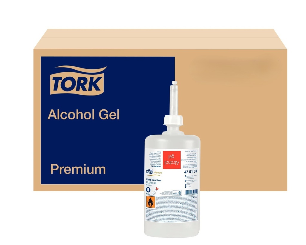 JABÓN LIQUIDO ALCOHOL ELEVATION 6 Env. x 1000 mL - TORK JA70012