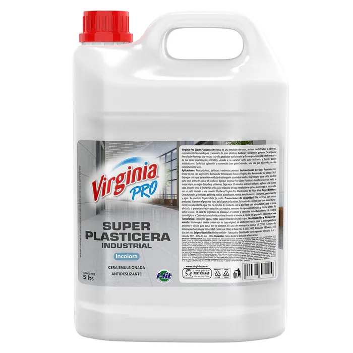 CERA PARA PISOS LIQUIDA INCOLORA 5L