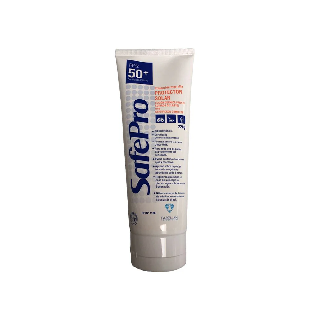 PROTECTOR SOLAR FPS 50+ 220 g - SAFEPRO
