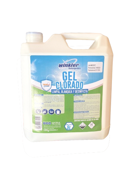 CLORO GEL HOGAR 3% 5 L - WINKLER