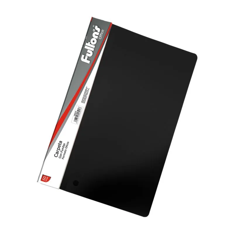 CARPETA OFICIO 60 FUNDAS VINIL LISO S/DISEÑO UD