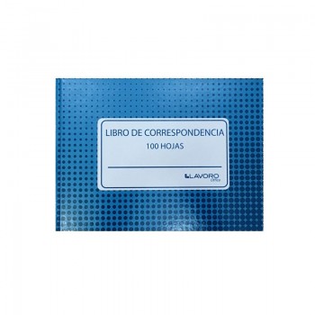 LIBRO REGISTRO CORRESPONDENCIA 100 hojas 1 unid - LAVORO
