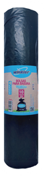 [AS88WK002] BOLSA BASURA NEGRA GRANDE 110x120 (200 lts) Rollo 10 UDS