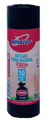 [AS88WK006] BOLSA BASURA NEGRA 50x70x0,15 Rollo 10 unid - WINKLER