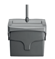 [AS88WK012] PALA PLASTICA CON TRAMPA DE C/MANGO 34 cm 1 unid - SUPERPRO