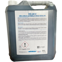 [AS85WK017] CERA ACRILICA AUTOBRILLO HOGAR NEGRA (9%) 5L