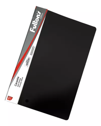 [OF91PR022] CARPETA OFICIO 40 FUNDAS VINIL LISO S/DISEÑO 1 unid - FULLTONS