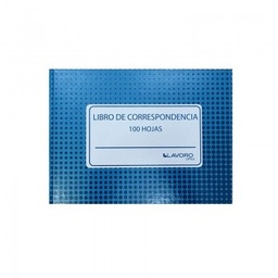 [OF91PR060] LIBRO REGISTRO CORRESPONDENCIA 100 hojas 1 unid - LAVORO