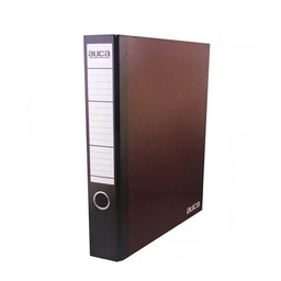 [OF91AU005] ARCHIVADOR CARTÓN DURO CARTA BURDEO ANILLOS LOMO ANGOSTO 350 hojas 1 unid - AUCA