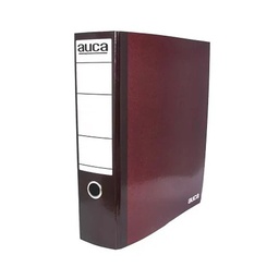 [OF91AU009] ARCHIVADOR CARTÓN DURO OFICIO BURDEO ANILLOS/GANCHO PRESIÓN LOMO ANCHO 450 hojas 1 unid - AUCA
