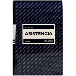 [OF91AU021] LIBRO REGISTRO DE ASISTENCIA 100 HOJAS 1 unid - AUCA