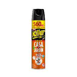 [AS82DM005] INSECTICIDA AEROSOL CASA Y JARDIN 560 cc - KILLER 1000