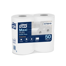 [AS83TK005] HIGIENICO PREMIUM ROLLO D/H 32 Rollos (8x4) x 50 m - TORK HI70019