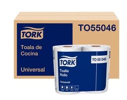 [AS83TK103] TOALLA UNIVERSAL ROLLO D/H 16 Rollos (8x2) x 24 m - TORK TO55046