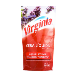 [AS85DM006] CERA PARA PISOS LIQUIDA DOYPACK ROJA 400 mL - VIRGINIA