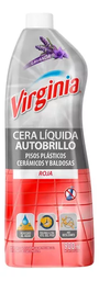 [AS85DM008] CERA PARA PISOS AUTOBRILLO ROJA 900 mL - VIRGINIA