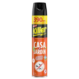 [AS82DM015] INSECTICIDA AEROSOL CASA Y JARDIN 390 cc - KILLER 1000