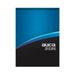 [OF91AU028] BLOCK OFICIO EMPASTADO MAT - 7 mm 80 hojas 1 unid - AUCA